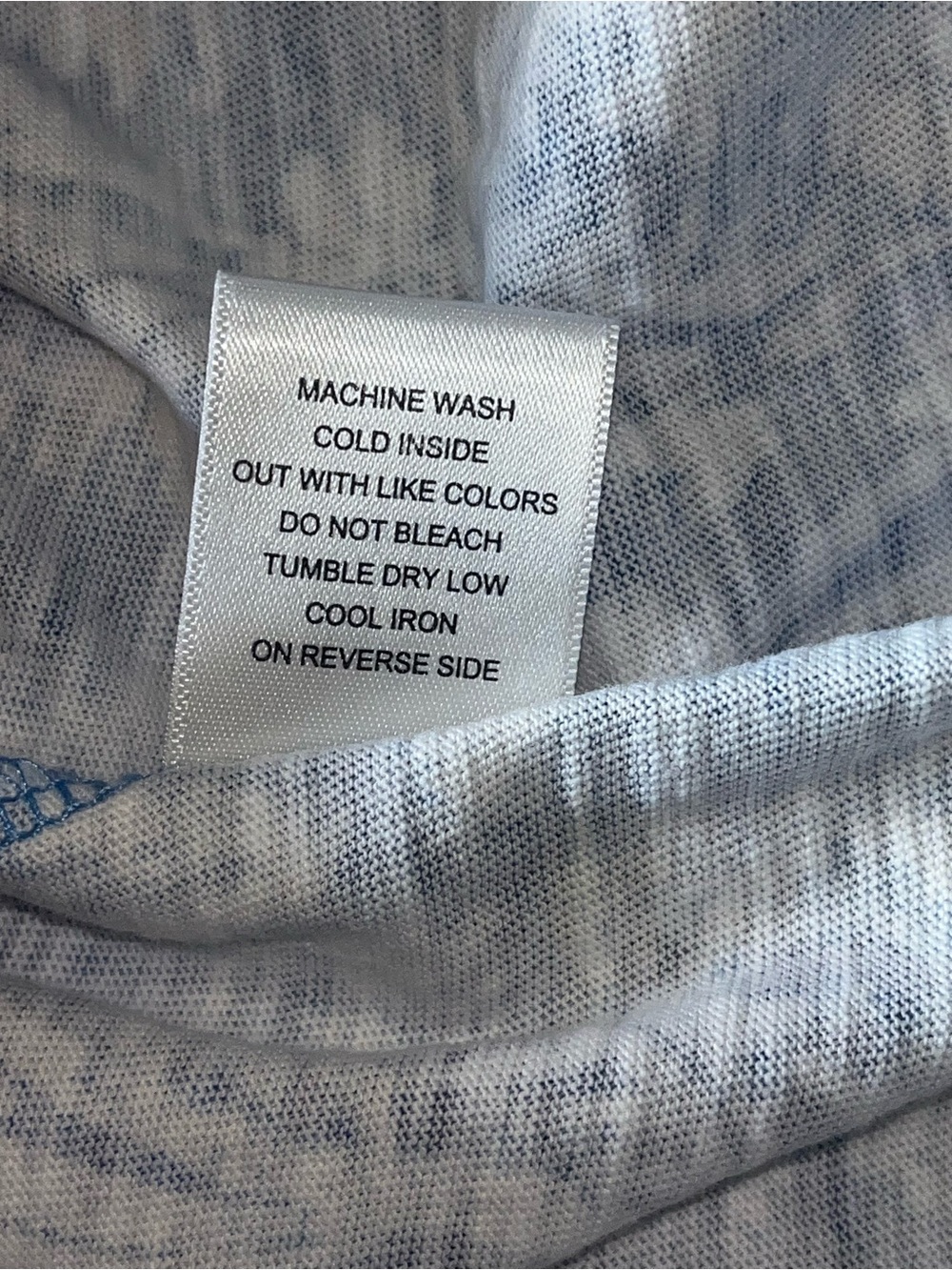 habitat Swing Top Paisley/Aztec Blue and White Pattern Size Large - Picture 9 of 9